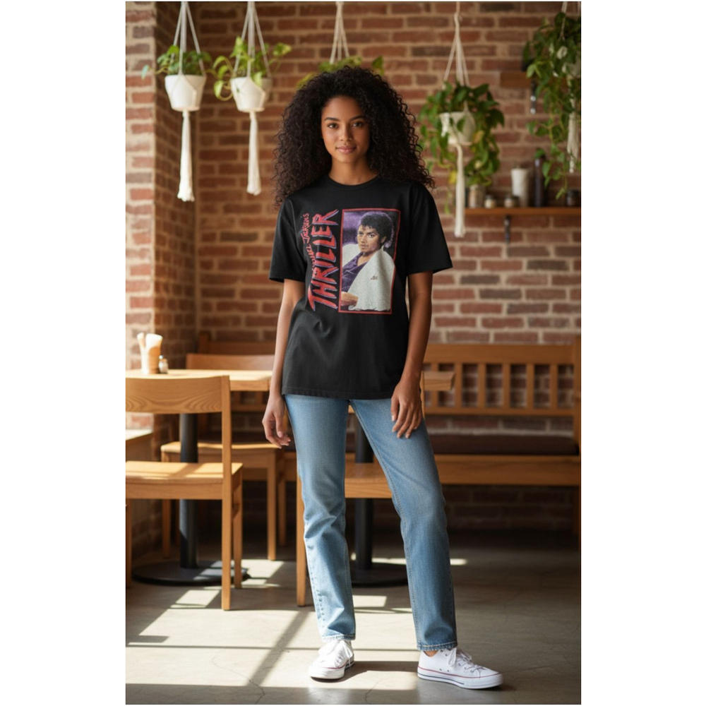 Michael Jackson licensed vintage graphic tee Size medium EUC